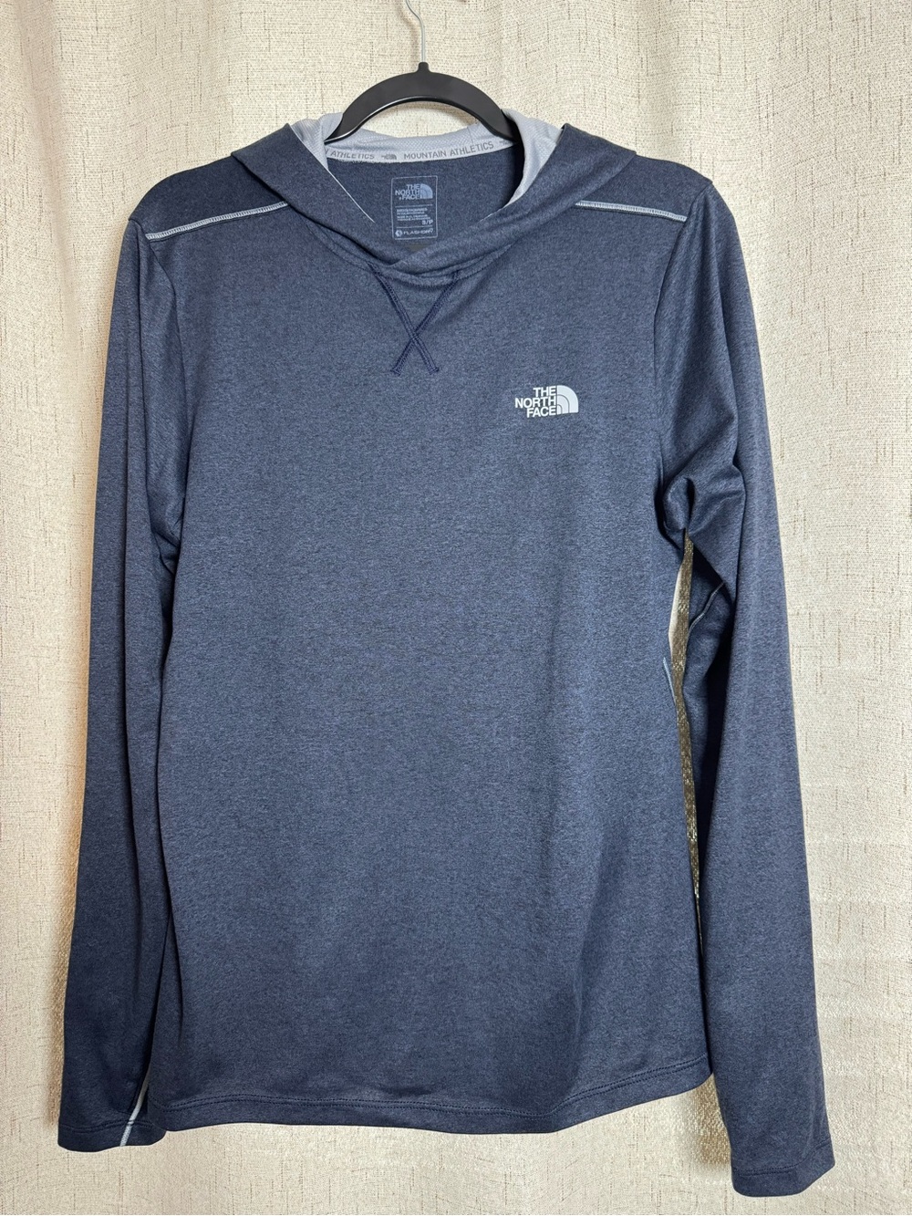 The North Face Men's FlashDry Hooded Pullover Navy Blue Size Small